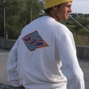 Billabong Cream Sweatshirt with Graphic